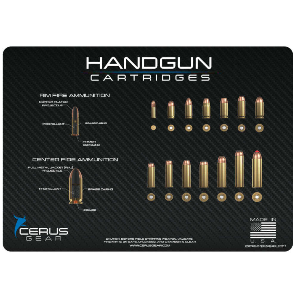 Cleaning Equipment Cerus Gear 4.50" TOP HANDGUN CARTRIDGES CARBON FIBER • Model: 4.50"